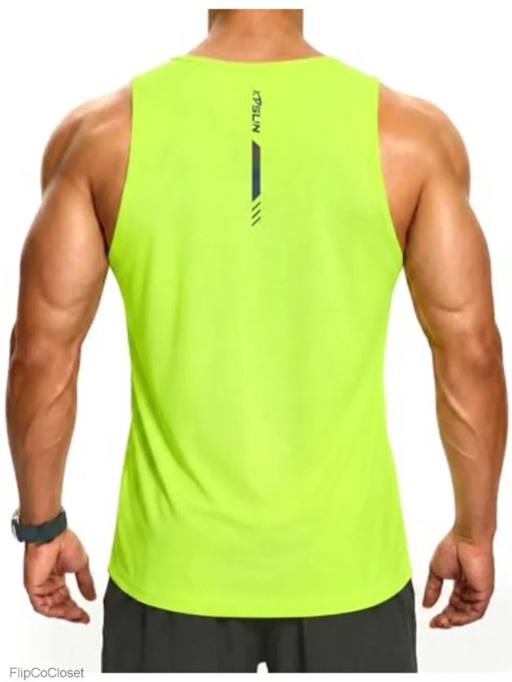 Men's Quick Dry Sleeveless Tank Top Mesh Gym Beach Running Shirt
